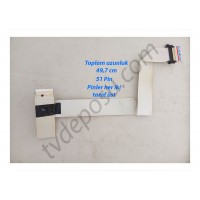 AWM 20624, 80C 60V, VW-1, TOTOKU-Z, 51 PİN, LC-50LE752V, SHARP LED TV FLEX KABLO