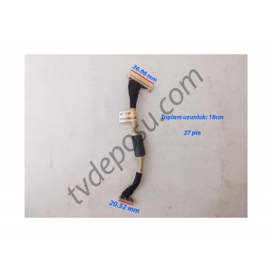 ME7 LVDS, 27 PİN, 32HF7875/10, PHİLİPS LCD TV LVDS KABLO
