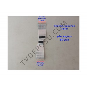 AWM 20861 E241234, 43P615, TCL LED TV FLEX KABLO