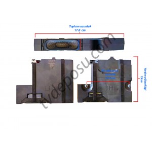 PS-HI-FR(17), 8 OHM, 10-14W, EAB63608401, EAB63608402, 42LB580N, LG LED TV HOPARLÖR