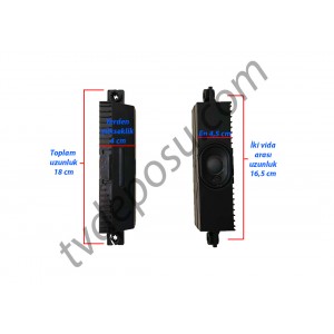 TYS 4018XT, 8 OHM 10WATT, 50S1101, TELENOVA LED TV HOPARLÖR