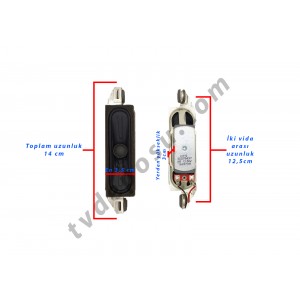 DYS, 30079437, 8 OHM 12,5 WATT, 40SBF500, SEG LED TV HOPARLÖR