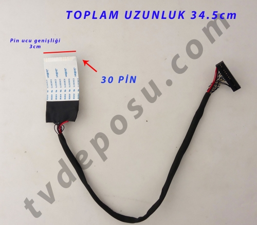 JİNWEN, E363975, LSC320AN10-H03, EL32DAL502/0202, ELTON LED TV FLEX KABLO