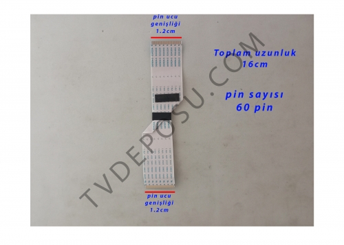 AWM 20861 E241234, 43P615, TCL LED TV FLEX KABLO