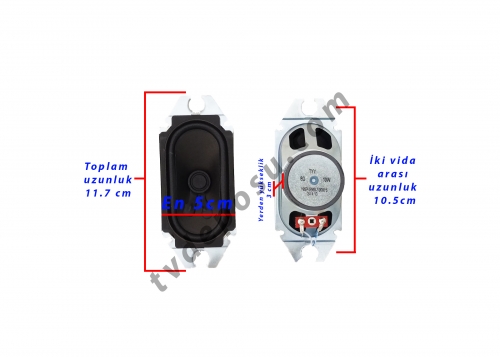 TYY, 19SP-5090-1008Y5, 8 OHM 10 WATT, 32SN5000H, SENNA LED TV HOPARLÖR