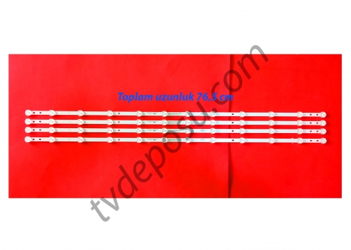 8D42-DNDL-K8412A, CY-430D-4X12, 112881, HV430QUB-F7D, OV43250, ONVO TV LED BAR, ORJİNAL ÇIKMA SAĞLAMDIR
