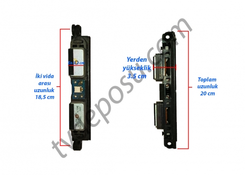 EAB62648901, 8 OHM 10 WATT, 32LS5600, LG LED TV HOPARLÖR